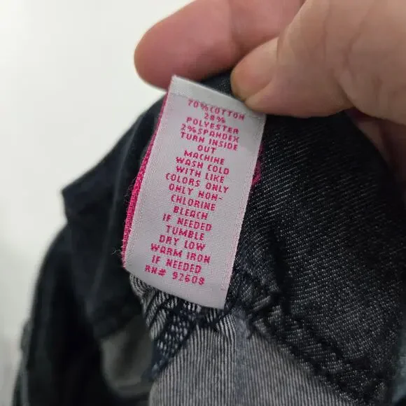 JW Style Black Shorts with belt size 10 - Picture 4 of 4